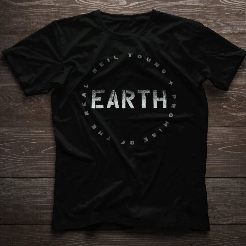 Neil Young & Promise of the Real Earth Album Cover Unisex T-Shirt 165